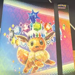 Pokemon Scarlet & Violet Prismatic Evolutions Eevee 9-Pocket Binder Album - Image 1