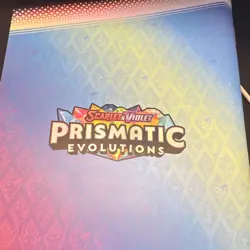 Pokemon Scarlet & Violet Prismatic Evolutions Eevee 9-Pocket Binder Album - Image 2