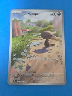 Pokemon PALDEAN WOOPER 102/094 - Phantasmal Flames - ILLUSTRATION RARE - MINT - Image 1
