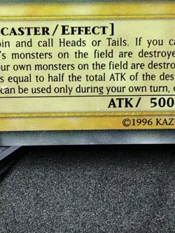 Konami Yu-Gi-Oh! Time Wizard Metal Raiders Effect Card MRD-065 ATK 500 DEF 400 - Image 2