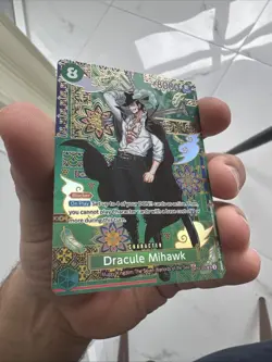 One Piece Dracule Mihawk - OP12-030 (SP) - The Azure Sea’s Seven (OP14) English - Image 5