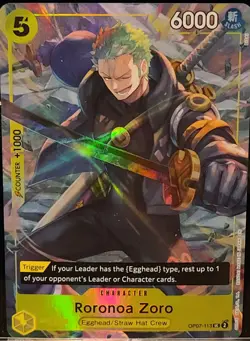 RORONOA ZORO OP07-113 Promo Illustration Box Vol.3 2025 ONE PIECE - Image 1