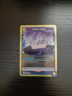 Union Arena Jujutsu Kaisen - Satoru Gojo - UE03BT/JJK-1-011 - Rare Foil - Image 1