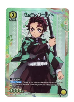 Tanjiro Kamado U Foil Demon Slayer Union Arena Promotion Card UEPR/KMY-1-006 NM - Image 1