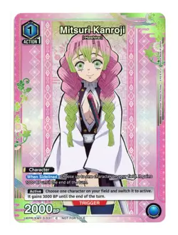 Mitsuri Kanroji C Foil Demon Slayer Union Arena Promo Card UEPR/KMY-3-031 NM - Image 1