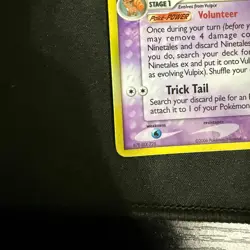 Ninetales 8/101 EX Dragon Frontiers Pokemon Card Delta Species Holo Rare - Lp/MP - Image 4