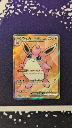 Wigglytuff ex 187/165 Sv: Scarlet & Violet 151 Holo Ultra Rare NM Pokemon Card - Image 1