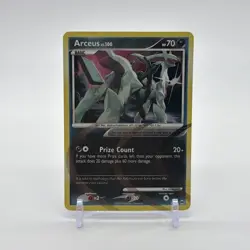 Pokemon TCG Card Arceus AR1 Vintage Holo Platinum Arceus 2009 Holographic NM - Image 1