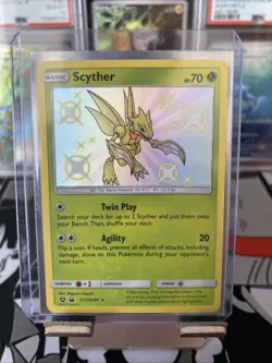 Scyther - SV1/SV94 - Pokemon Hidden Fates Sun & Moon Shiny Rare Card NM - Image 1