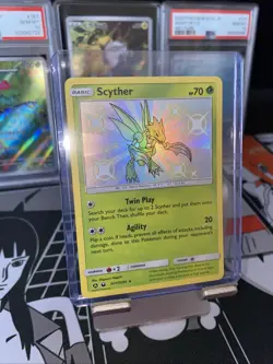 Scyther - SV1/SV94 - Pokemon Hidden Fates Sun & Moon Shiny Rare Card NM - Image 4