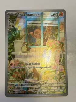 Pokemon TCG Charmander Obsidian Flames SVP en 044 Black Star Promo Card - Image 1
