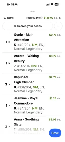 Lorcana Mixed Lot Namaari Clarabelle Headless Horseman Circle Of Life 27 Cards￼ - Image 4