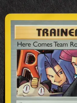 HERE COMES TEAM ROCKET! HOLO RARE Pokemon Trainer Card 15/82 Near Mint - Image 3