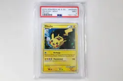 PSA Mint 9 Pikachu #HGSS03 Promo Holo Pokemon Card 2010 .•*.•* Double Swirl - Image 1