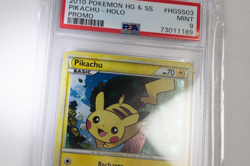 PSA Mint 9 Pikachu #HGSS03 Promo Holo Pokemon Card 2010 .•*.•* Double Swirl - Image 2