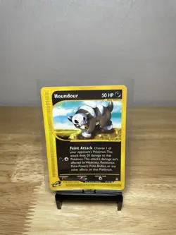 Pokemon Houndour 87/147 Aquapolis 50 HP E Reader Series 2002 Pokemon Card TCG - Image 1