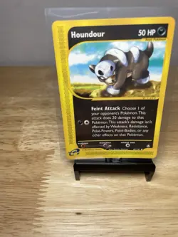 Pokemon Houndour 87/147 Aquapolis 50 HP E Reader Series 2002 Pokemon Card TCG - Image 3