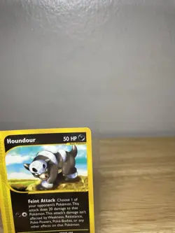 Pokemon Houndour 87/147 Aquapolis 50 HP E Reader Series 2002 Pokemon Card TCG - Image 5