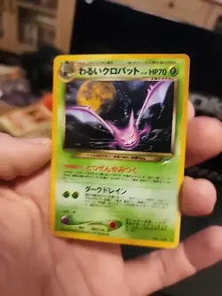 Dark Crobat Pokemon Card Japanese No. 169 Neo Destiny Vintage Holo - Image 3