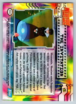 Pokemon Card Topps The Invitation 13 FOIL Blue Label MewTwo Strikes Back LP - Image 2