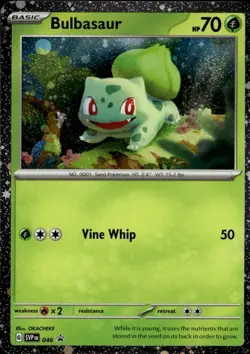 Bulbasaur - (Cosmos Holo) Promo SVP SV: Scarlet & Violet Promo Cards 046 LP - Image 1
