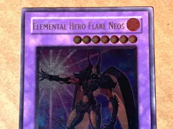 yugioh Elemental Hero Flare Neos POTD-EN032 Ultimate Rare 1st Edition Near Mint - Image 3