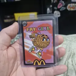 fry girl 21/24 Mcdonalds TCG Trading Cards 2026 UnRedeemed trading card - Image 1