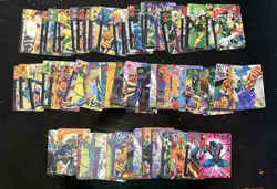 Vintage (1995 & 1996) Marvel Overpower Game LOT of Over 475 Cards - Image 4
