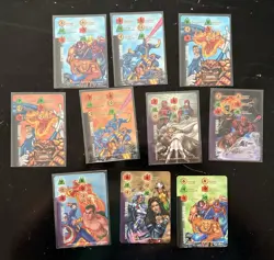 Vintage (1995 & 1996) Marvel Overpower Game LOT of Over 475 Cards - Image 5