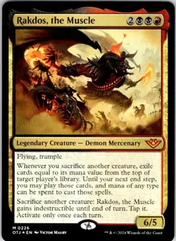 Magic | OTJ | Rakdos, the Muscle | 226 | NM | Foil - Image 1