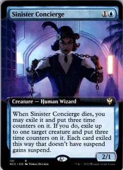 Magic | NCC | Sinister Concierge (Extended Art) | 131 | NM - Image 1