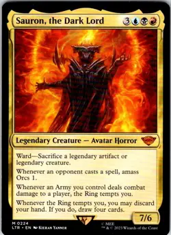 Magic | LTR | Sauron, the Dark Lord | 224 | NM - Image 1
