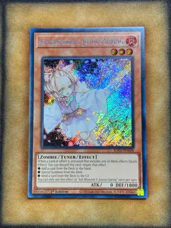 Yugioh Ash Blossom & Joyous Spring RA01-EN008 Secret Rare 1st Ed NM - Image 1