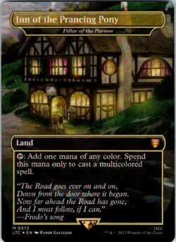 Magic | LTC | Inn of the Prancing Pony - Pillar of the Paruns | 372 | NM | Foil - Image 1