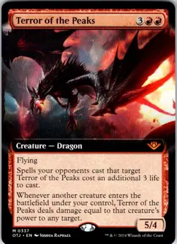 Magic | OTJ | Terror of the Peaks (Extended Art) | 337 | NM - Image 1