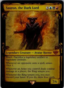 Magic | LTR | Sauron the Dark Lord Showcase Scrolls | 675 | NM | Foil - Image 1