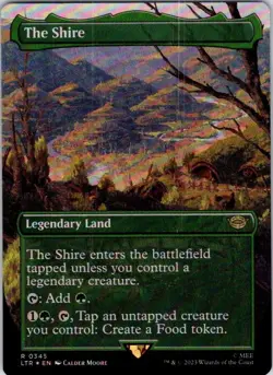 Magic | LTR | The Shire (Borderless) | 345 | NM | Foil - Image 1