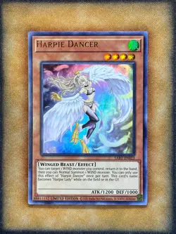 Yugioh Harpie Dancer LART-EN023 Ultra Rare Lost Art Promo Limited Edition NM - Image 1