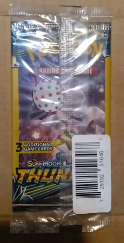 Pokemon Lost Thunder 3 Card Booster Packs Doubled Factory Sealed - Image 2