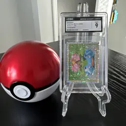 POKEMON FOIL STICKER VENUSAUR MERLIN PRISM TOPPS MINT NEW SERIES 2 #124 - Image 1