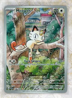 2025 Pokemon PFL EN- Phantasmal Flames #106 Meowth IR - Image 1