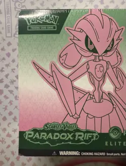 Pokemon Center Paradox Rift Elite Trainer Box Paradox Rift PC ETB Iron Valiant - Image 2