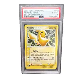 2003 POKEMON BLACK STAR PROMO #012 PIKACHU-HOLO PSA 6 - Image 1