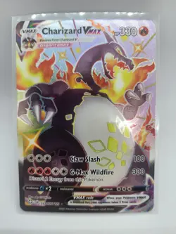 2021 Pokemon SWSH Shining Fates #SV107 Full Art Charizard VMAX - Image 1