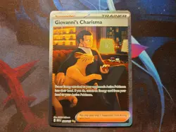 Pokemon Giovanni's Charisma SIR Holofoil SV: Scarlet & Violet 151 204/165 NM - Image 1