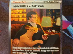 Pokemon Giovanni's Charisma SIR Holofoil SV: Scarlet & Violet 151 204/165 NM - Image 2