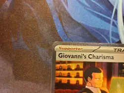 Pokemon Giovanni's Charisma SIR Holofoil SV: Scarlet & Violet 151 204/165 NM - Image 3