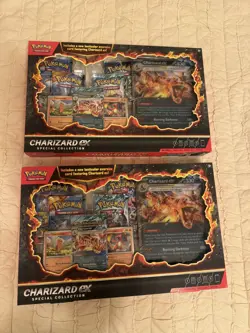 Pokemon TCG Charizard ex Special Collection Box Sealed ( LOT OF 2 ) - Image 1