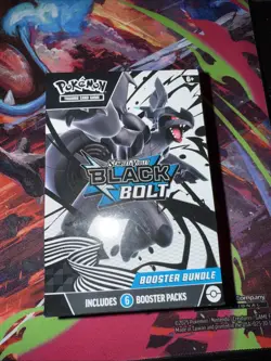 Pokemon TCG Scarlet And Violet Black Bolt Booster Box - 6 Packs NEW! SEALED! - Image 1