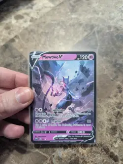Mewtwo V Full Art Custom Pokemon Tcg - Image 4